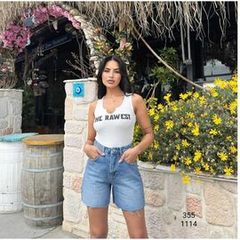 Фотография Шорты женские 355-1114 blue р.34-40 "Jeans Style" недорого оптом от прямого поставщика