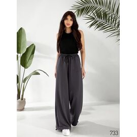 Фотография Штаны спортивные женские 733 d.grey р.42-52 "DORA" недорого оптом от прямого поставщика