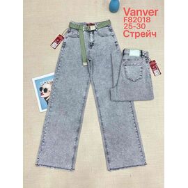 Фотография Джинсы женские F82018 grey р.25-30 "Vanver" недорого оптом от прямого поставщика