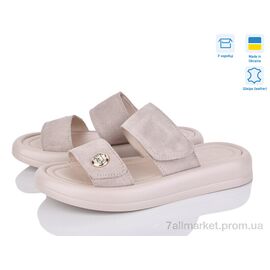 Шльопанці жіночі полегшені Літо 1493 беж.з. (6 пар р.36-41) "V.Arimany" недорого оптом від прямого постачальника