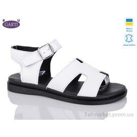 Фотография Босоножки женские летние Лето 0194 біла шкіра (6 пар р.36-41) "Garti" недорого оптом от прямого поставщика