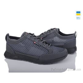 Фотография Кроссовки мужские модные Весна/осень Sport-5 сірий (8 пар р.40-45) "Paolla" недорого оптом от прямого поставщика