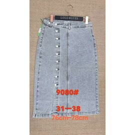 Спідниця жіноча 9080 l.grey р.31-38 "Lolo Blues" недорого оптом від прямого постачальника