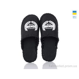 Тапки чоловічі домашні Весна/осінь 326M чорний (9 пар р.40-45) "Active" недорого оптом від прямого постачальника