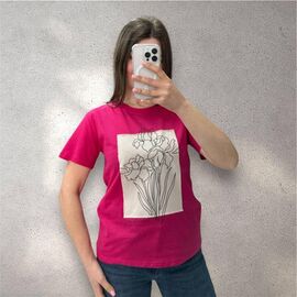 футболка жіноча 25049 crimson р.44-48 "G.L.S.A" недорого оптом від прямого постачальника