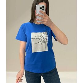 футболка жіноча 25050 blue р.44-48 "G.L.S.A" недорого оптом від прямого постачальника