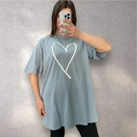 Туніка жіноча 25080 grey-old-1 р.48-56 "G.L.S.A" недорого оптом від прямого постачальника