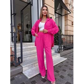 Костюм жіночий 8070 crimson р.42-48 "BONJOUR" недорого оптом від прямого постачальника