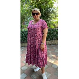 Сукня літня жіноча 1940 purple р.50-56 "ZLATA" недорого оптом від прямого постачальника