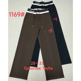 Фотография Штаны женские 1169-3 brown р.28-33 "Immei" недорого оптом от прямого поставщика