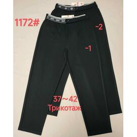 Фотография Штаны женские 1172-2 black р.37-42 "Immei" недорого оптом от прямого поставщика