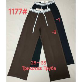 Фотография Штаны женские 1177-1 black р.28-33 "Immei" недорого оптом от прямого поставщика