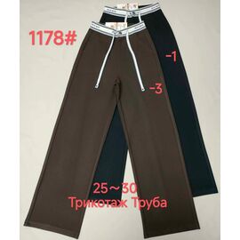 Фотография Штаны женские 1178-3 brown р.25-30 "Immei" недорого оптом от прямого поставщика