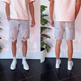 Фотография Шорты мужские 2280 l.blue р.29-36 "i8denim" недорого оптом от прямого поставщика