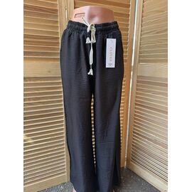 Фотография Штаны женские летние 4936 black р.XL-3XL "VICTORY" недорого оптом от прямого поставщика