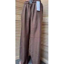Фотография Штаны женские летние 4945 brown р.XL-3XL "VICTORY" недорого оптом от прямого поставщика
