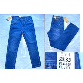 Джинси чоловічі 574 blue р.32-42 "God Baron" недорого оптом від прямого постачальника