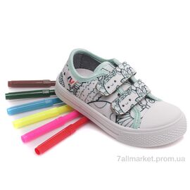 Фотография Кеды детские легкие Весна/осень Weestep R107850355-WS (8 пар р.25-30) "Prime-Opt" недорого оптом от прямого поставщика