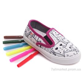 Сліпони дитячі без шнурків Весна/осінь Weestep R107850351-WS (8 пар р.27-34) "Prime-Opt" недорого оптом від прямого постачальника