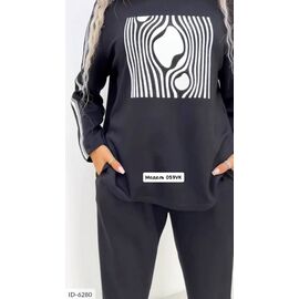 Костюм жіночий зі штанами великі розміри р.46-48;50-52;54-56;58-60;62-64 "VLADA" купити недорого від прямого постачальника