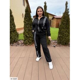 Фотография Женский костюм кофта с брюками на резнике большие размеры р.46-48;50-52;54-56;58-60;62-64 (4цв) "VLADA" купить недорого от прямого поставщика