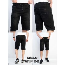 Шорти чоловічі WZ121-1 black р.28-36 "God Baron" недорого оптом від прямого постачальника