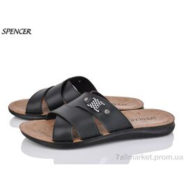Фотография Шлепки мужские пляжные Лето 2201 чоний (6 пар р.41-46) "Spencer" недорого оптом от прямого поставщика