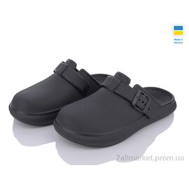 Крокси жіночі літні Літо 421 чорний (8 пар р.37-41) "Golden Lion" недорого оптом від прямого постачальника