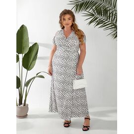 Сукня літня жіноча 358 white р.48-58 "ZLATA" недорого оптом від прямого постачальника