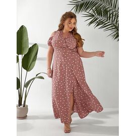 Сукня літня жіноча 358 beige р.48-58 "ZLATA" недорого оптом від прямого постачальника