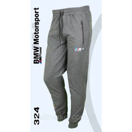 Фотография Спортивные штаны мужские на манжете BMW размеры S-2XL (3цв) "REMAIN" недорого от прямого поставщика