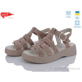 Босоніжки жіночі літні Літо 178 візон з. (8 пар р.36-41) "ARTO" недорого оптом від прямого постачальника
