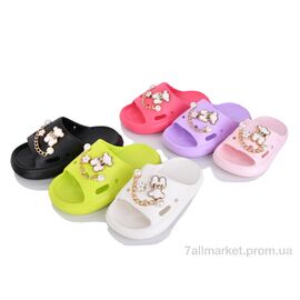 Шльопанці дитячі літні Літо F62-5 mix (12 пар р.24-29) "M&L  Alex13" недорого оптом від прямого постачальника