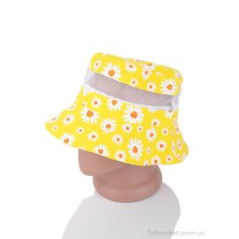 Панама жіноча Літо 3003-1 yellow (5 шт. р.сітка57-59) "KUINH" недорого оптом від прямого постачальника