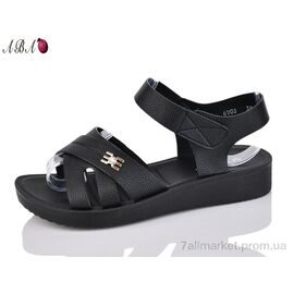 Босоніжки жіночі літні Літо 6908 black (8 пар р.37-42) "Aba" недорого оптом від прямого постачальника