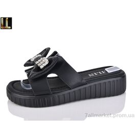 Фотография Шлепки женские облегченные Лето 045-1 (8 пар р.36-41) "Lilin" недорого оптом от прямого поставщика