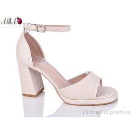 Фотография Босоножки женские летние Лето QQ63-3 (8 пар р.36-40) "Aba" недорого оптом от прямого поставщика