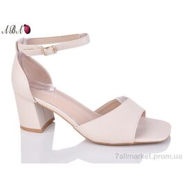 Фотография Босоножки женские летние Лето QQ68-3 (8 пар р.36-41) "Aba" недорого оптом от прямого поставщика