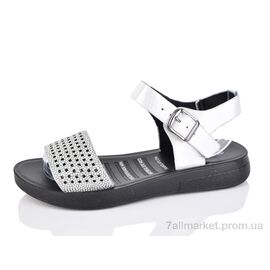 Фотография Босоножки женские летние Лето 2-207C (8 пар р.36-41) "SANLIN" недорого оптом от прямого поставщика