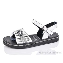 Фотография Босоножки женские летние Лето 3-307C (8 пар р.36-41) "SANLIN" недорого оптом от прямого поставщика