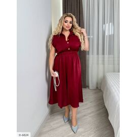 Фотография Женское платье на пуговицах р.46-48;50-52;54-56;58-50 (4цв) "VLADA" купить недорого от прямого поставщика