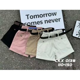 Дитячі шорти на дівчинку CKX013 beige р.110-150 "Farbique" недорого оптом від прямого постачальника