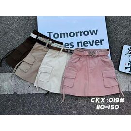 Фотография Юбка детская на девочку CKX019 beige р.110-150 "Farbique" недорого оптом от прямого поставщика