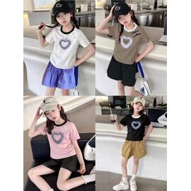 Фотография Футболка детская на девочку F3 pink р.120-160 "Farbique" недорого оптом от прямого поставщика