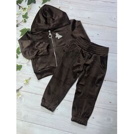 Костюм дитячий спортивний на дівчинку 129 brown р.98-116 "Marimaks" недорого оптом від прямого постачальника