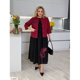 Фотография Костюм двойка женский большие размеры р.46-48;50-52;54-56;58-60;62-64 (5цв) "VLADA" купить недорого от прямого поставщика