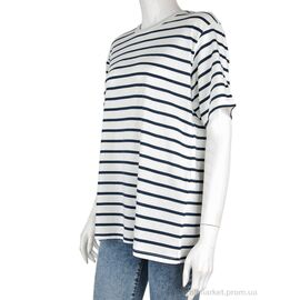 Фотография Футболка женская Лето 4049-10-2 white (3 шт. р.сетка S-L) "Мир" недорого оптом от прямого поставщика