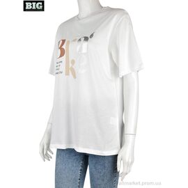 Фотография Футболка женская Лето 4049-02-2 white (3 шт. р.сетка S-L) "BIG" недорого оптом от прямого поставщика