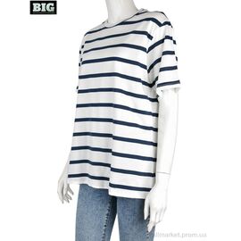 Футболка жіноча Літо 4049-11-2 white (3 шт. р.сіткаS-L) "BIG" недорого оптом від прямого постачальника