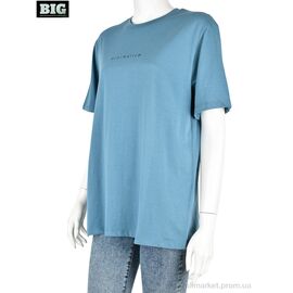 Фотография Футболка женская Лето 4049-05-4 blue (3 шт. р.сетка S-L) "BIG" недорого оптом от прямого поставщика